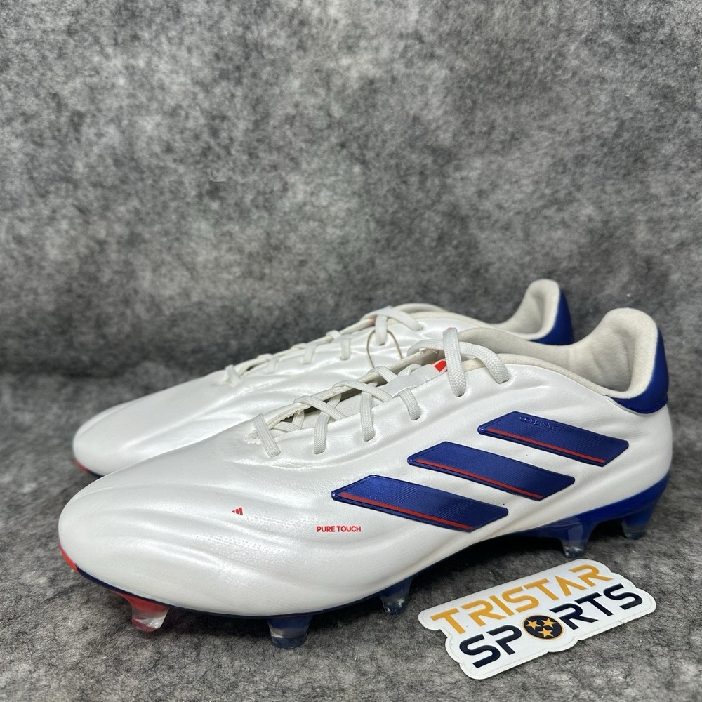 Adidas Copa Pure 2 Elite FG Soccer Cleats Mens Size 7.5 White Blue Red IG6402